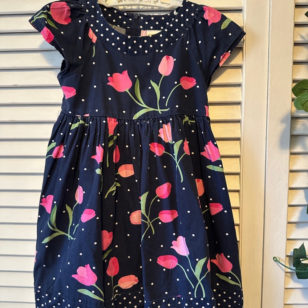 Floral Navy Kids Dress